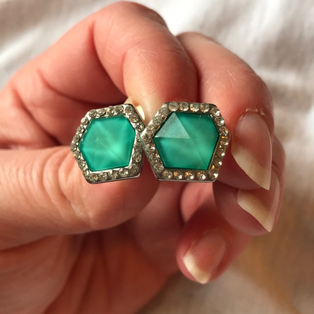 Green Earrings
